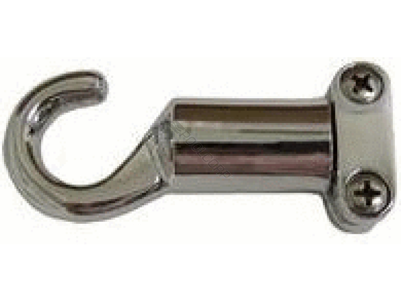 POOL360 3/8 .5 ROPE HOOK CP BRASS CLEAT