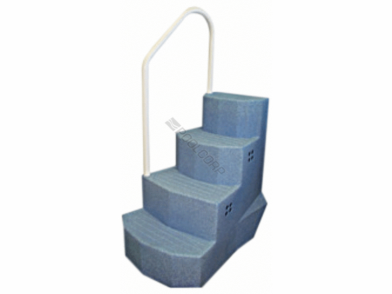 POOL360 BLUE 1HANDRAIL AG POOL STEPS SM DUKE