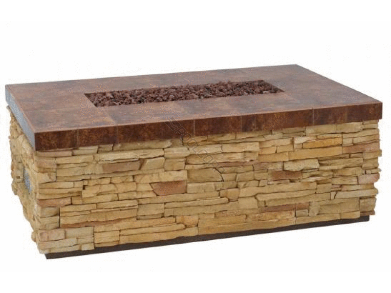 48 rectangle fire pit insert