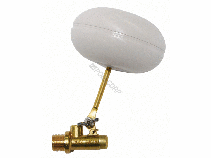 POOL360 3/8"MPT BRASS AUTOFILL FLOAT VALVE