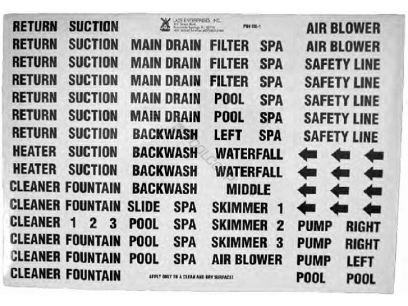 pool360-black-on-white-vinyl-plumbing-label-set