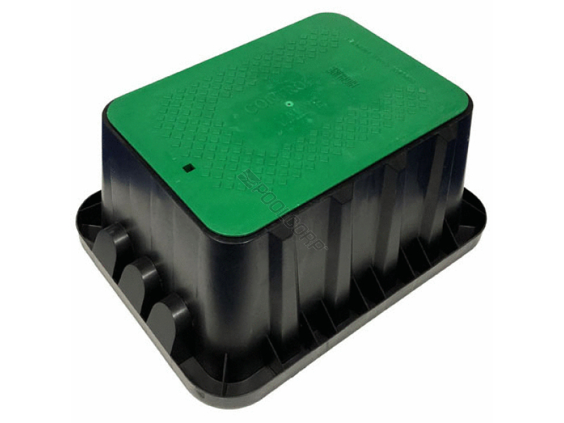 POOL360 HIGHLINE JUMBO VALVE BOX GREEN T LID