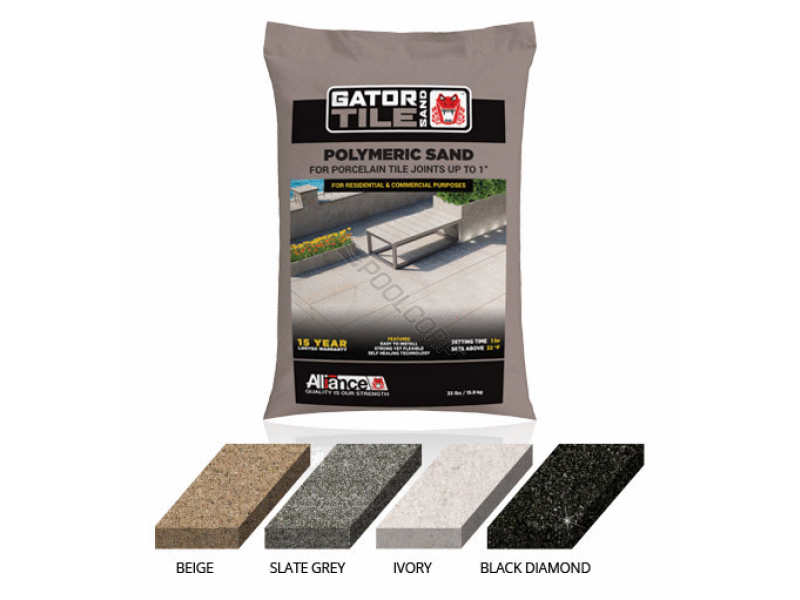 POOL360 SAND BEIGE 35 GATOR TILE POLYMERIC