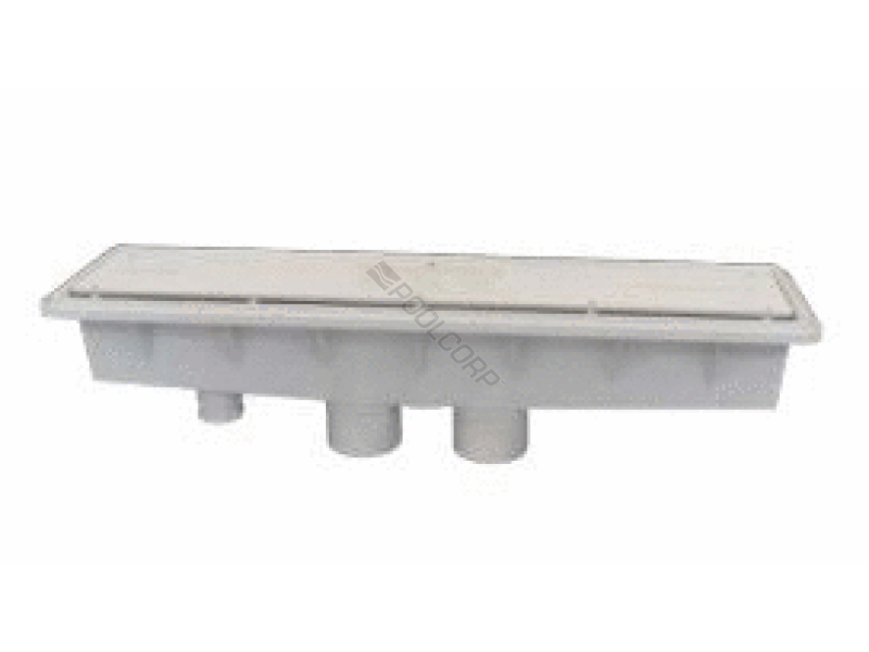 POOL360 AVSC BLACK PHX DUAL STD TOP CHANNEL DRAIN