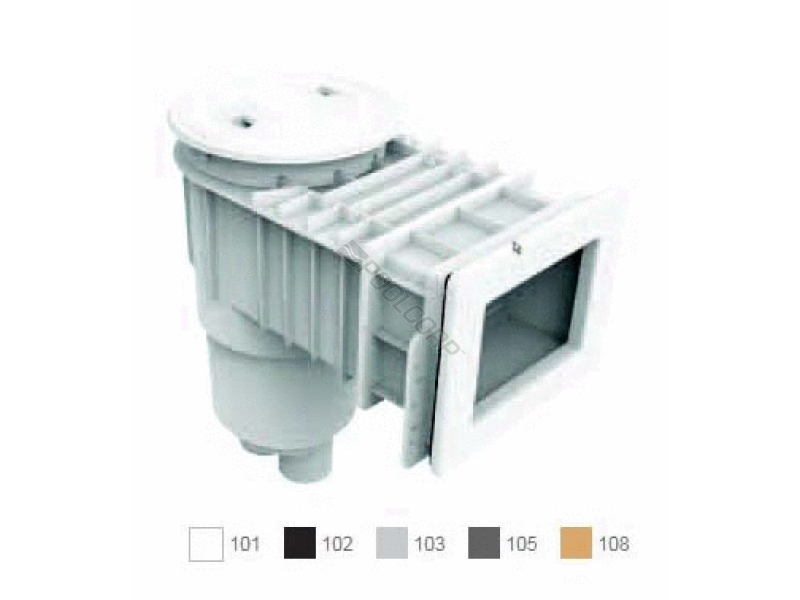 POOL360 LIGHT GRY FLOWSTAR SKIMMER