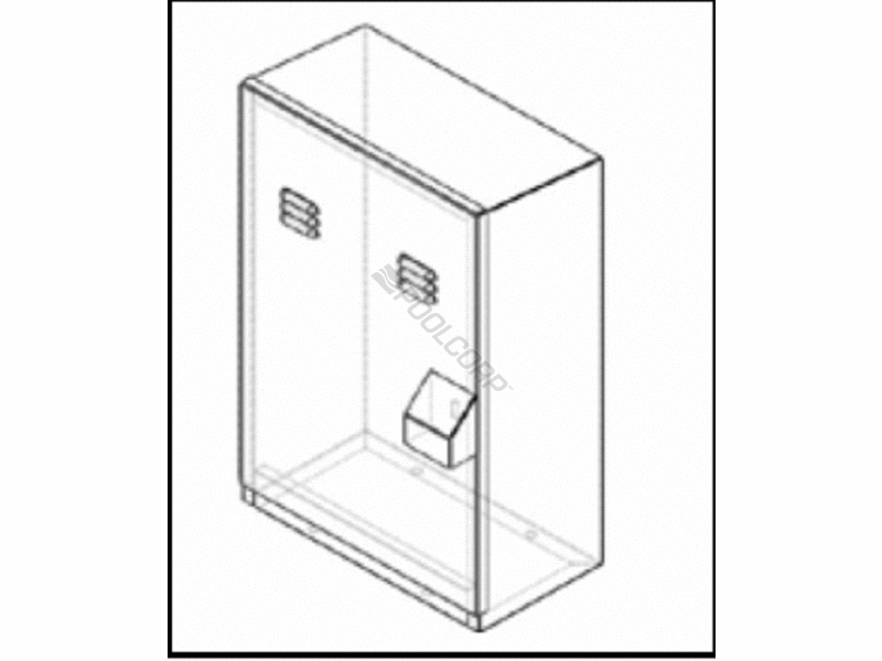 POOL360 18"X12"X36" ALUMINUM ENCLOSURE