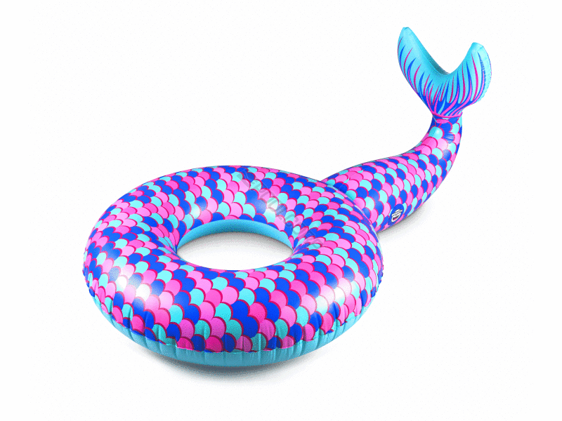 mermaid tube float