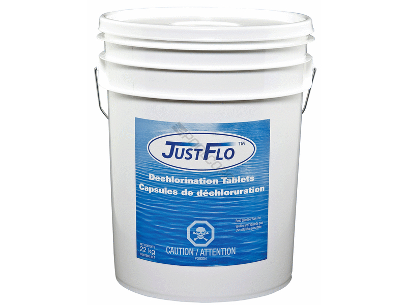 POOL360 22KG JUSTFLO DECHLORINATION TABLETS