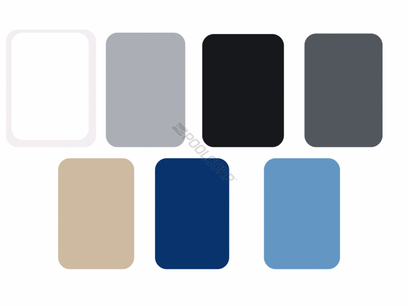 POOL360 20" ROUND DK BLU UNBLOCKABLE RING DRAIN W/ SUMP