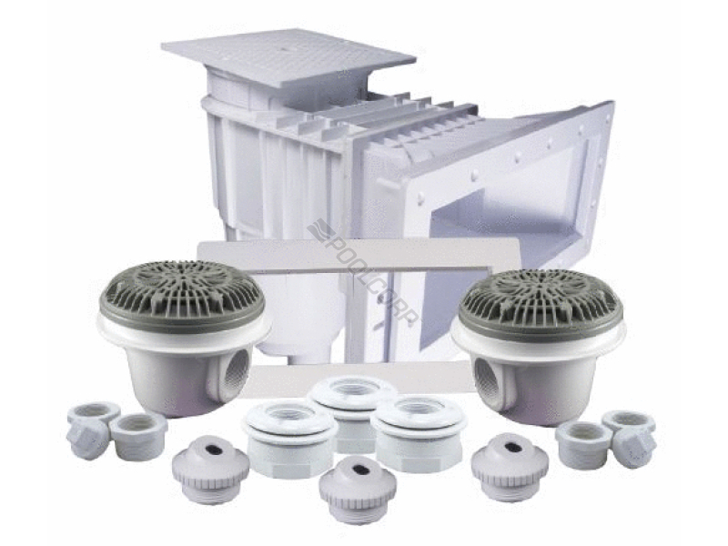 POOL360 WHITE IG VINYL WM SKIMMER BUILDER PACK
