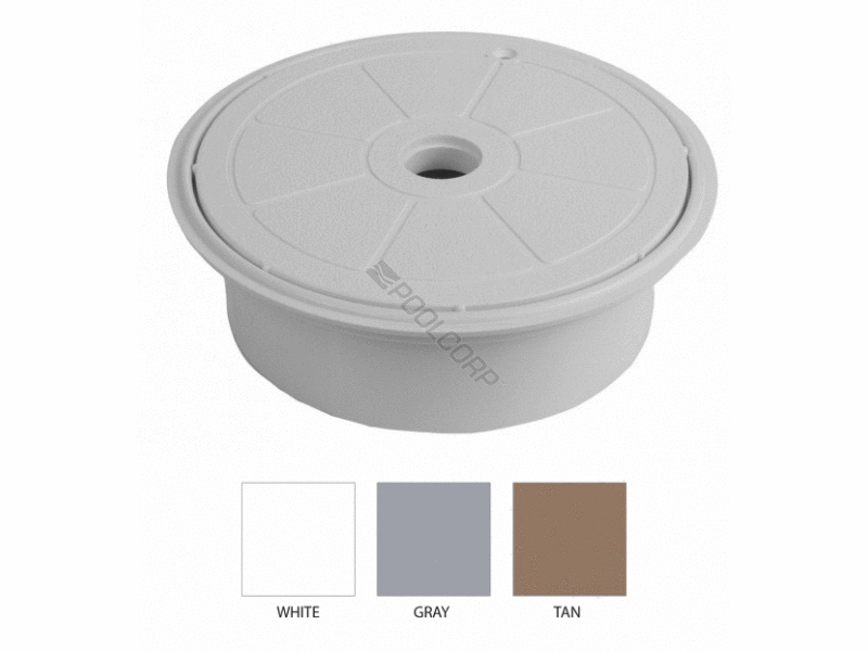 POOL360 6" GRY VALVE ACCESS COVER & COLLAR
