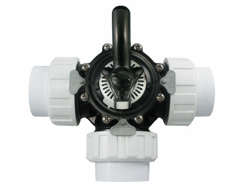 POOL360 16/CS 2" UNION 3PORT CPVC HYDROSEAL VALVE