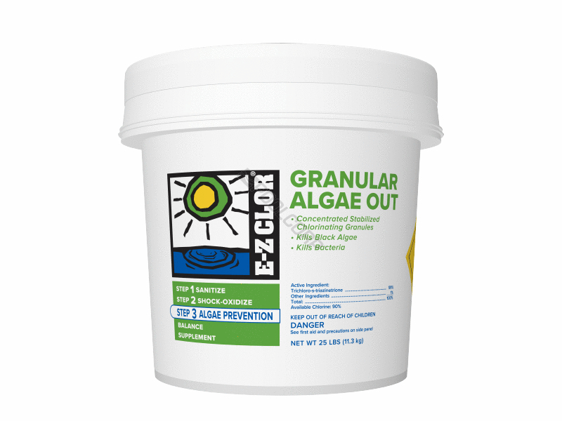 POOL360 EZ CLOR 25 GRANULAR ALGAE OUT