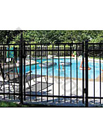 POOL360 - MAJESTIC MONTAGE 5'x4' 3 RAIL SWING GATE