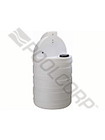 POOL360 - 30GAL WHITE CHEMICAL TANK F/ CLASSIC & ECON PUMPS