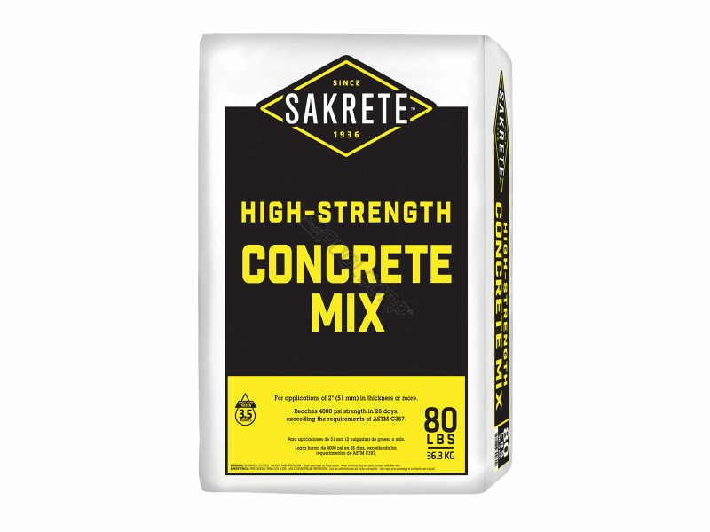 POOL360 - 80# SAKRETE HIGH STRENGTH CONCRETE MIX