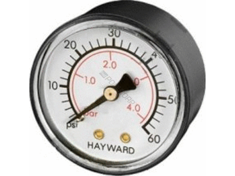 POOL360 BACK MOUNT PRESSURE GAUGE