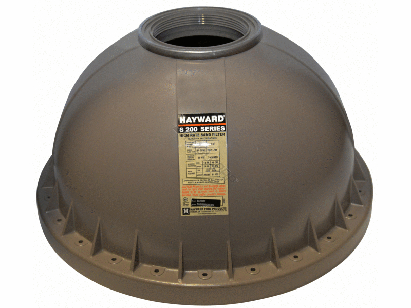 POOL360 TAUPE S200 FILTER TANK TOP