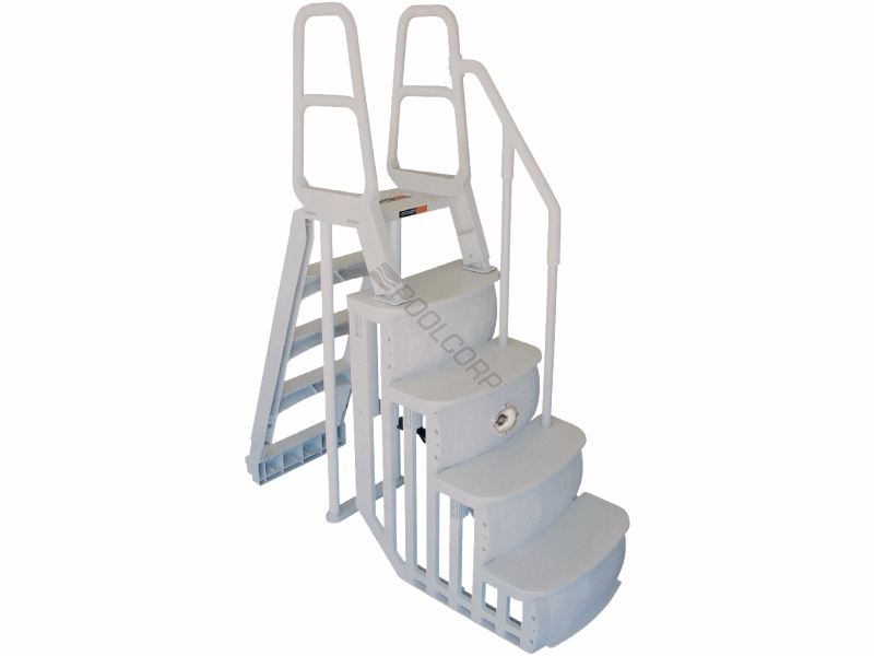 main access smart step and ladder system above ground swimming pool 30303