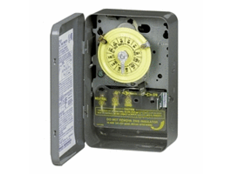 POOL360 120V SPST OUTDOOR MECHANICAL TIMER STEEL BOX