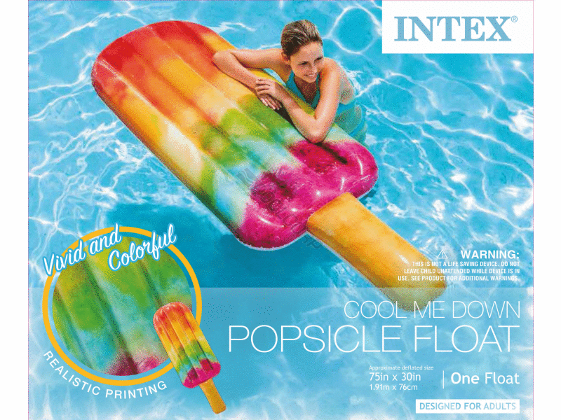 intex popsicle float