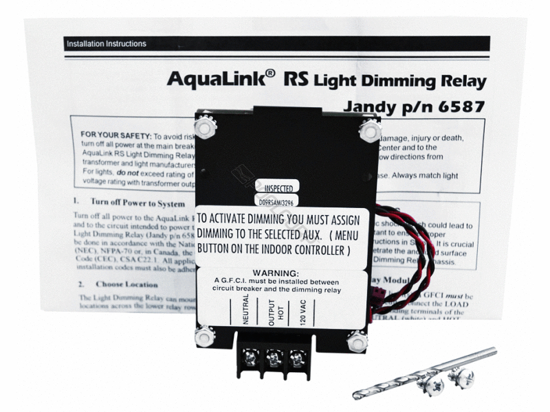 POOL360 120 12V 1000W LIGHT DIMMING RELAY KIT