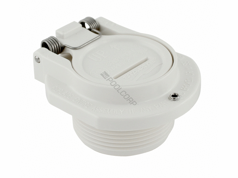 POOL360 W12500 1 5 MPT WHITE VAC LOCK SAFETY FITTING