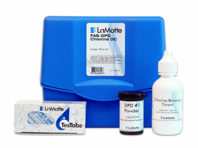 POOL360 CHLORINE 0.2/0.5 PPM TEST KIT