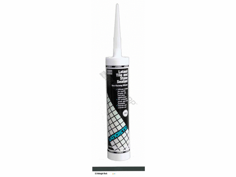 POOL360 6/CS 10.3OZ MIDNIGHT BLACK SILICONE CAULK
