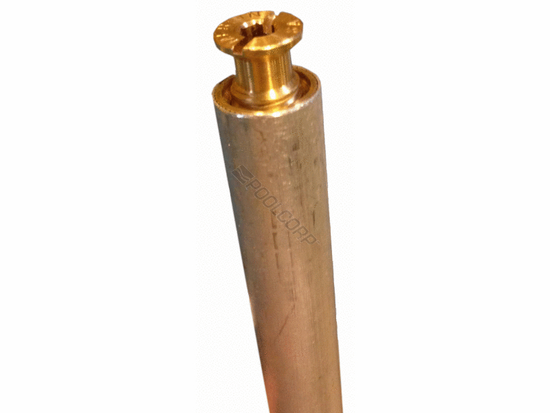 POOL360 ALUMINUM TUBE W/ BRASS ANCHOR