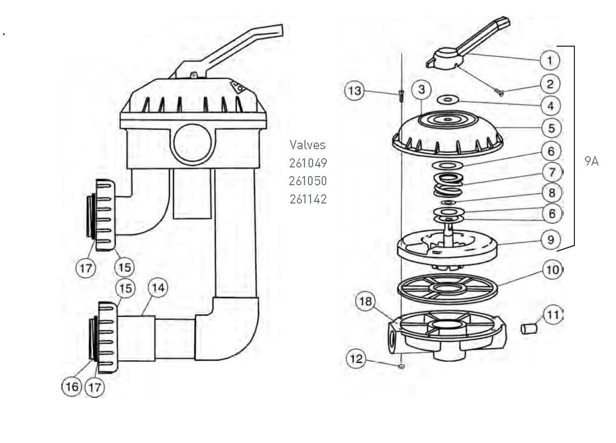 Pentair Pacfab HIFlow Multiport Pool Valve Diverter Gasket G400