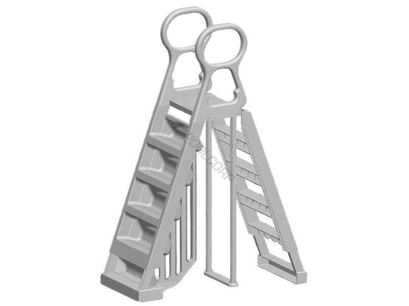POOL360 INTEGRITY AFRAME PERFORMANCE LADDER WHT