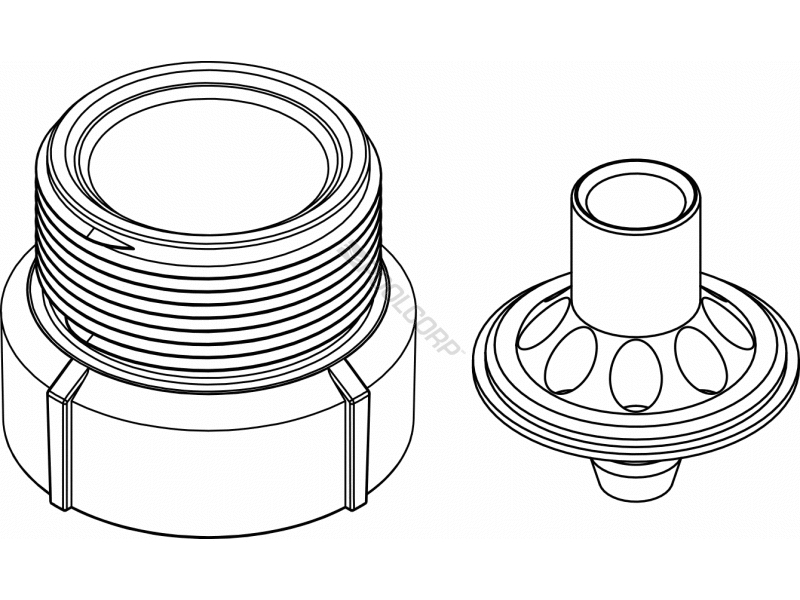 POOL360 005761293400 PARALEVEL 1" EXTENSION