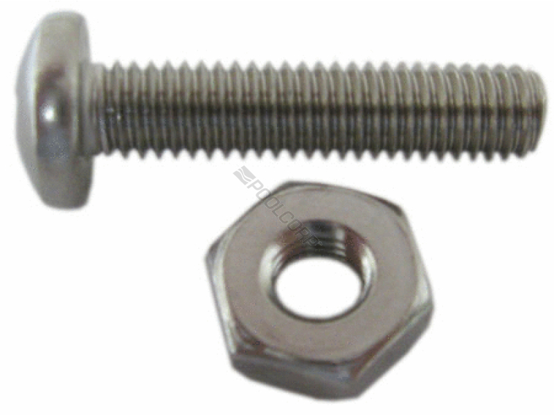 POOL360 2/PK 180 AXLE SCREW W/ NUT