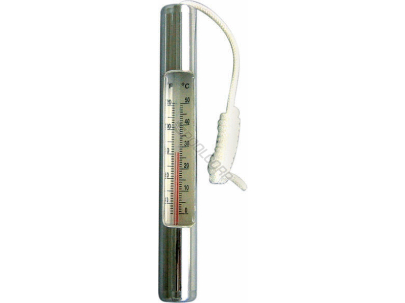 Deluxe Pool Thermometer aus Chrom Schwimmbad Badethermometer 