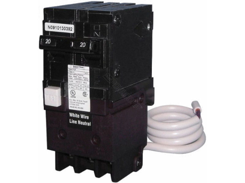 POOL360 2POLE 15A GFCI CIRCUIT BREAKER