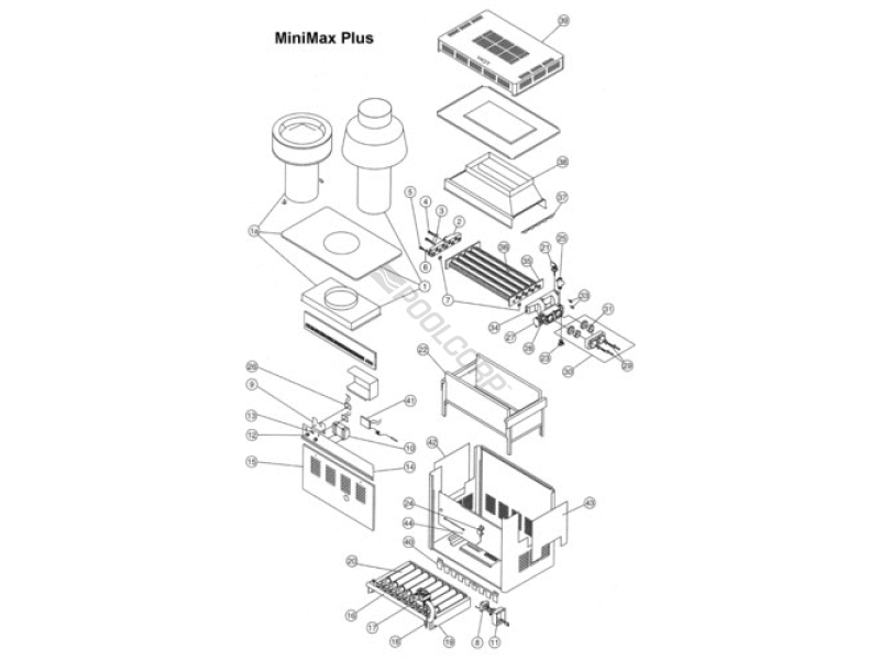 POOL360 - MINIMAX PLUS 400 INDOOR VENT KIT