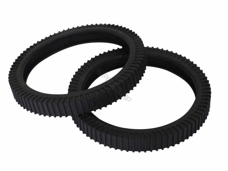 POOL360 2 PK BLK BACK SOLID TIRE