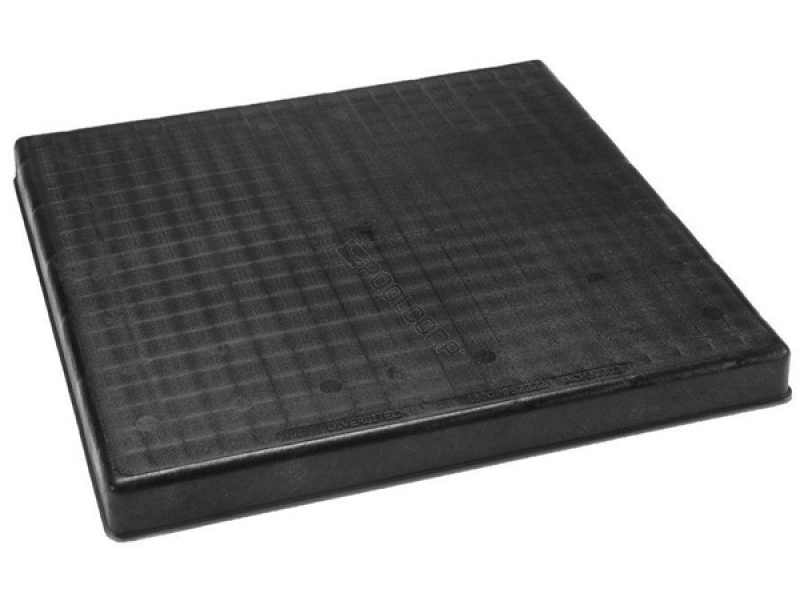 POOL360 36"X36"X3" BLACK PLASTIC EQUIPMENT PAD