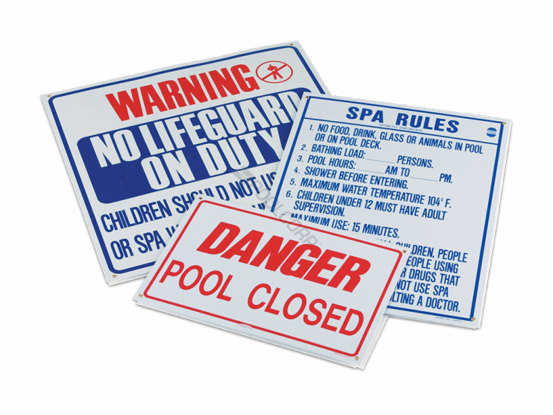 POOL360 SIGN FLORIDA POOL RULES