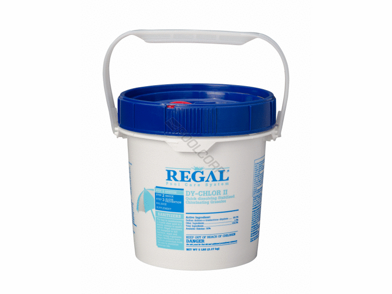 POOL360 - 4/CS 6/LYR REGAL 5# DY-CHLOR II GRANULAR