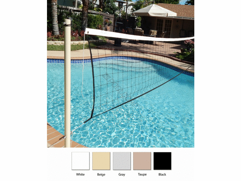 Pool360 Beige Anchor Mount Volleyball Kit