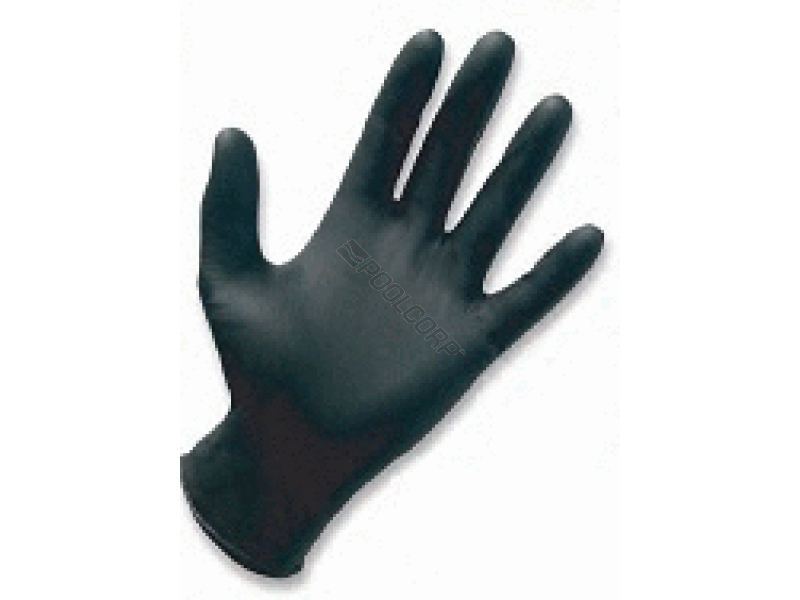 POOL360 10/CS 100CT 6MIL XXL RAVEN NITRILE GLOVE