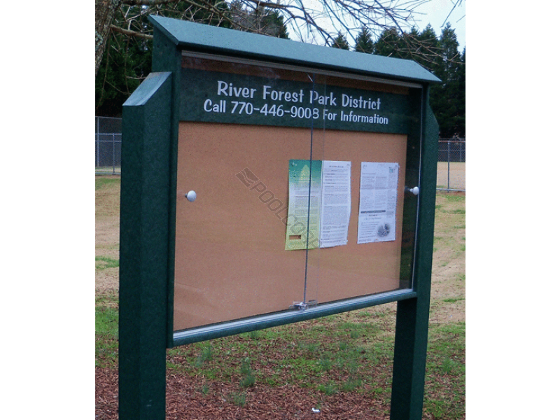 POOL360 BLACK OUTDOOR DISPLAY BOARD LARGE