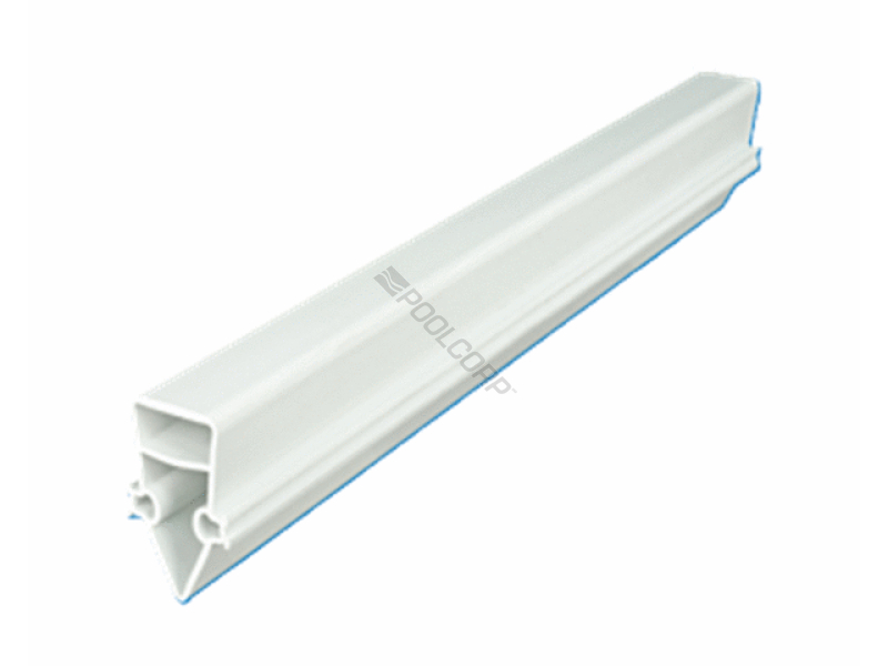 POOL360 20/CS 12' WHITE RIGID PVC DECK JOINT