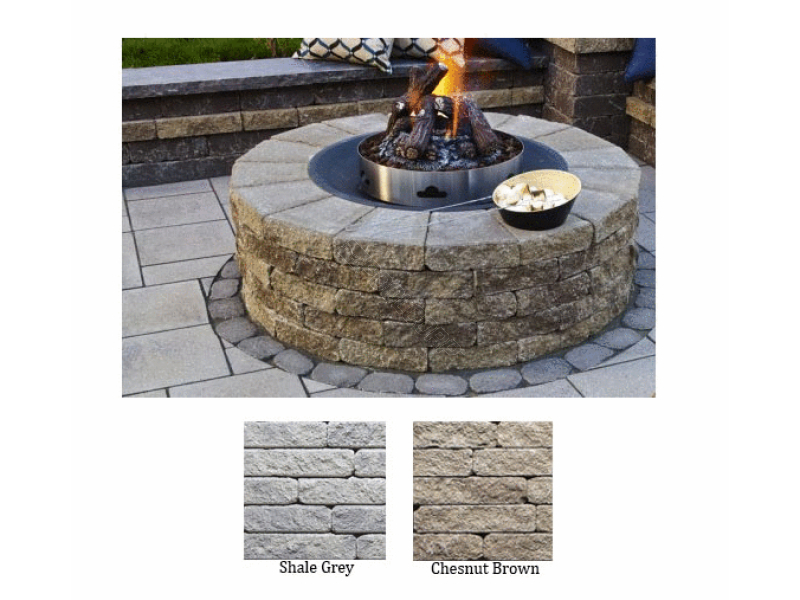 POOL360 - VALENCIA FIRE PIT CHESTNUT BROWN