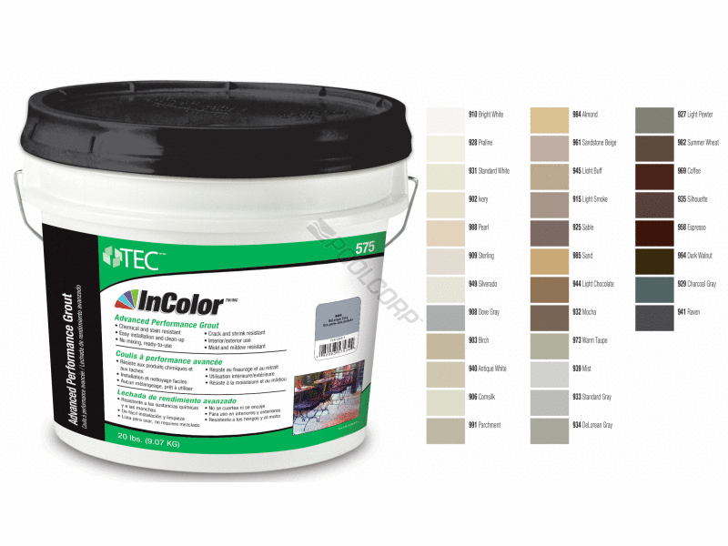 Pool360 Bright White 910 In Color Premix Grout