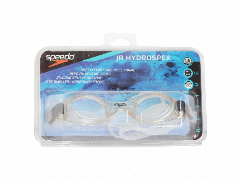 POOL360 - 750282 CLEAR SPEEDO JR HYDROSPEX CLASSIC GOGGLE