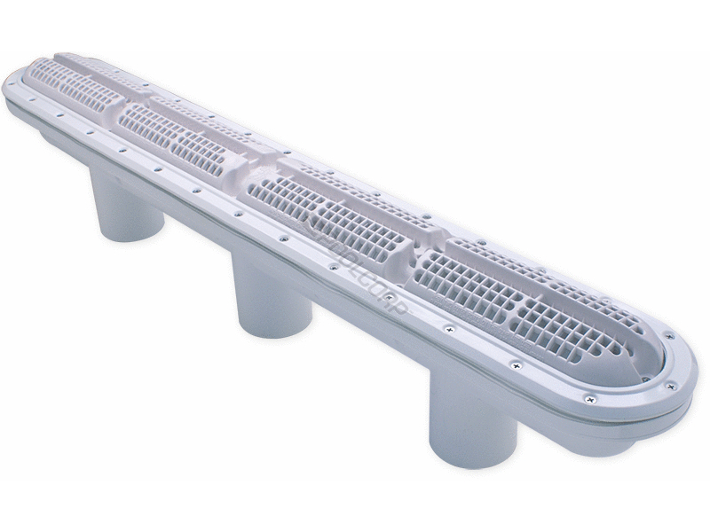 POOL360 32 CHANNEL WHITE VL ULTRA STRIP DRAIN ASSY