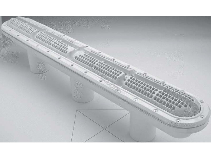 POOL360 32 CHANNEL BLACK VL ULTRA STRIP DRAIN ASSY